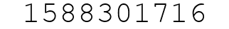 Number 1588301716.
