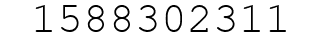 Number 1588302311.