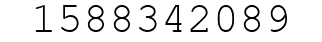 Number 1588342089.