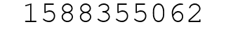 Number 1588355062.