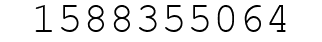 Number 1588355064.