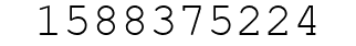 Number 1588375224.