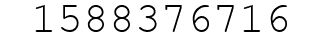 Number 1588376716.