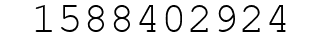 Number 1588402924.