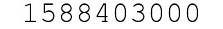 Number 1588403000.