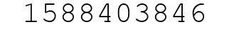 Number 1588403846.