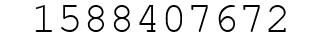 Number 1588407672.