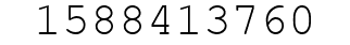 Number 1588413760.