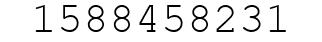 Number 1588458231.