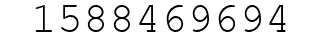 Number 1588469694.