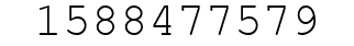 Number 1588477579.