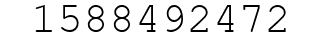 Number 1588492472.