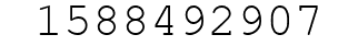 Number 1588492907.