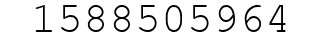Number 1588505964.