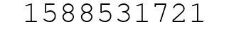 Number 1588531721.