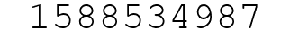 Number 1588534987.