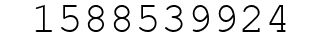 Number 1588539924.