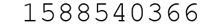 Number 1588540366.