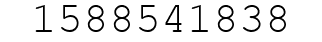 Number 1588541838.