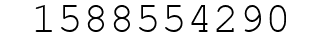 Number 1588554290.