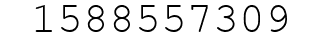 Number 1588557309.