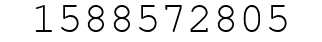 Number 1588572805.
