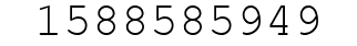 Number 1588585949.