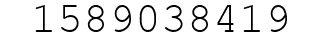 Number 1589038419.
