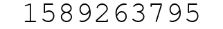 Number 1589263795.