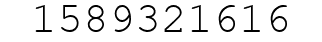 Number 1589321616.