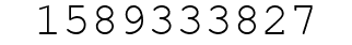 Number 1589333827.