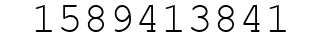 Number 1589413841.