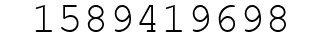 Number 1589419698.