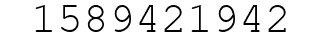 Number 1589421942.