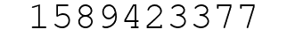 Number 1589423377.
