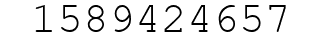 Number 1589424657.