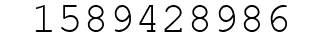 Number 1589428986.