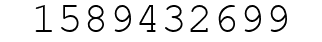 Number 1589432699.