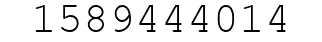 Number 1589444014.