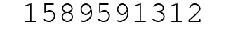 Number 1589591312.