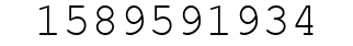 Number 1589591934.