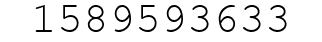 Number 1589593633.