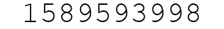 Number 1589593998.