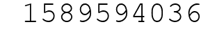 Number 1589594036.