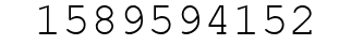 Number 1589594152.