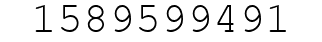 Number 1589599491.