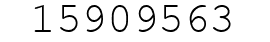 Number 15909563.