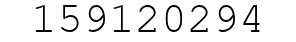 Number 159120294.