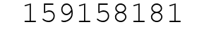 Number 159158181.