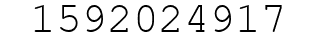 Number 1592024917.